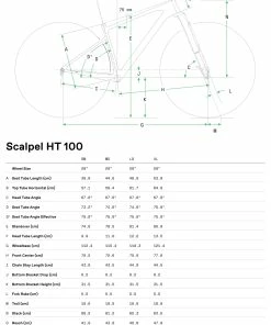 Cannondale SCALPEL HT Carbon 2 - 2022 - PRH 13 Cannondale SCALPEL HT Carbon 2 - 2022 - PRH -Fahrrad Verkaufsladen C21 ScalpelHT100 GeoTable scaled