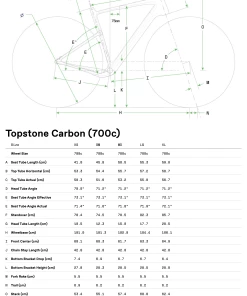 Cannondale TOPSTONE Carbon 3 GRX - "Carbon", CRB -Fahrrad Verkaufsladen C22 Topstone Carbon GeoTable v2 9842 4