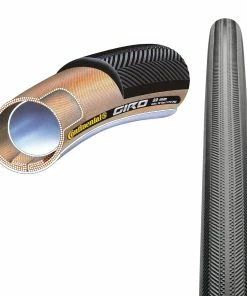 Continental GIRO Schlauchreifen 700x22c Schwarz/Tanwall