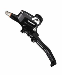 HOPE Tech4 E4 Scheibenbremsanlage 4-Kolben Mit Stahlflexleitung Speziell Für (e)Bullitt -Fahrrad Verkaufsladen HOPE TECH4 E4 Hebel Schwarz