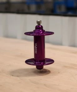MACK HUBS Superlight Track Vorderrad Nabe Hochflansch - Farbig -Fahrrad Verkaufsladen MACK HF VR Nabe Lila 3