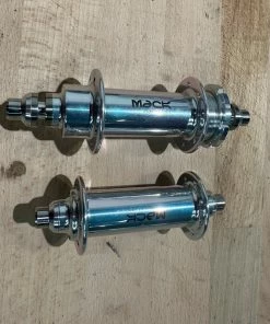 MACK HUBS Superlight Track Naben-Set Low Flange -geschlitzt- 16 Loch Silber Fixed-only -Fahrrad Verkaufsladen Mack LR 16 Nabenset silber 1