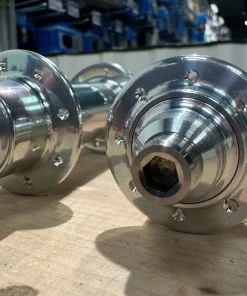 MACK HUBS Superlight Track Naben-Set Low Flange -geschlitzt- 16 Loch Silber Fixed-only -Fahrrad Verkaufsladen Mack LR 16 Nabenset silber 2