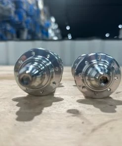 MACK HUBS Superlight Track Naben-Set Low Flange -geschlitzt- 16 Loch Silber Fixed-only -Fahrrad Verkaufsladen Mack LR 16 Nabenset silber 3