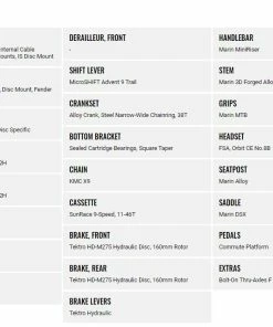 Marin DSX Base - 2022 Blue Orange -Fahrrad Verkaufsladen Marin DSX BASE Ausstattung