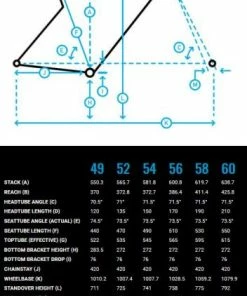 Marin Bikes HEADLANDS 1 Carbon Disc Gravel / Cyclocross Charcoal -Fahrrad Verkaufsladen Marin Headlands geo