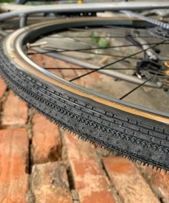 Panaracer GravelKing Semi Slick Faltreifen - 700c - Schwarz/Braun -Fahrrad Verkaufsladen Panaracer Gravelking Semi Slick Tanwall 3