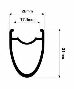 SMParts. SM-Parts SMP30 DISC Hochprofil Aluminium Felge 28" 700c -Fahrrad Verkaufsladen SM Parts SMP30 DISC Geo