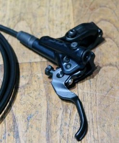 Shimano Scheibenbremsanlage 4-Kolben BR-MT420 & SLX BL-7100 Hebel Für (e)Bullitt -Fahrrad Verkaufsladen Shimano MT420 SLX 5