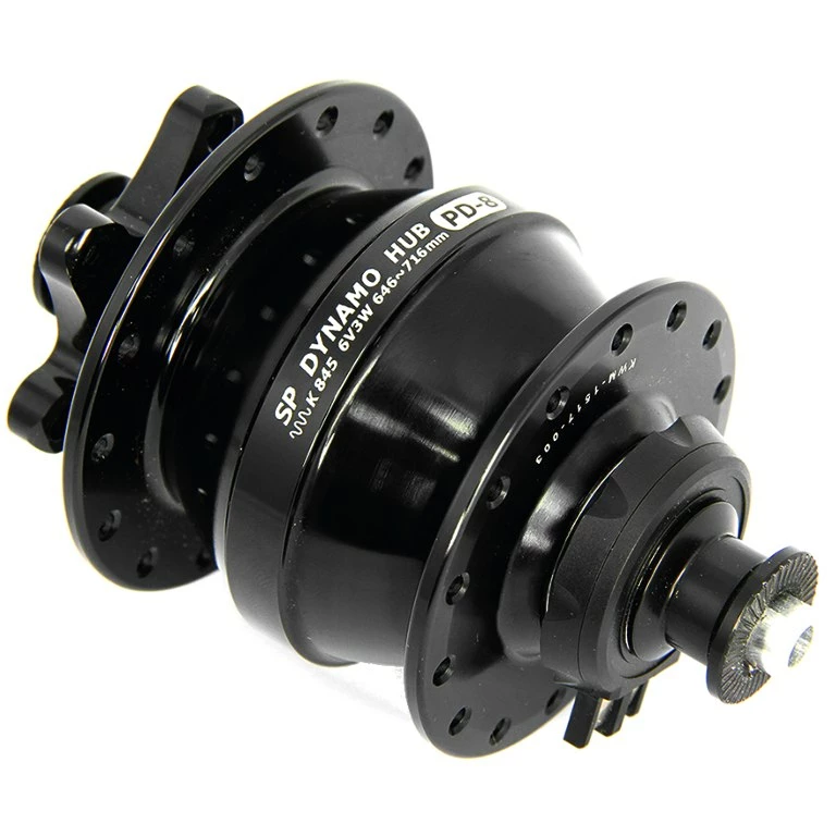 Shutter Precision Nabendynamo PD-8 Disc QR - 9x100mm 2 Shutter Precision Nabendynamo PD-8 Disc QR - 9x100mm – Bild 2