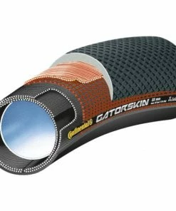 Continental GatorSkin Schlauchreifen 700x25c Schwarz