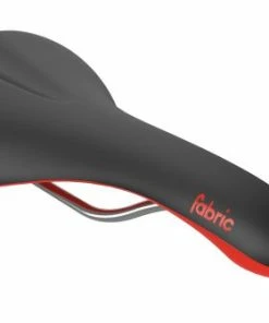 Fabric Scoop Radius Elite Sattel -Fahrrad Verkaufsladen fa15 scoop radius elite blkred 3qtr