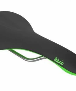Fabric Scoop Shallow Elite Sattel -Fahrrad Verkaufsladen fa15 scoop shallow elite blkgrn 3qtr