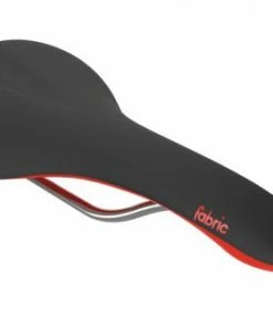 Fabric Scoop Shallow Elite Sattel -Fahrrad Verkaufsladen fa15 scoop shallow elite blkred 3qtr