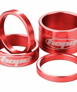 Hope Space Doctor A-Head Spacer-Set - 1 1/8" -Fahrrad Verkaufsladen hope space doctor red