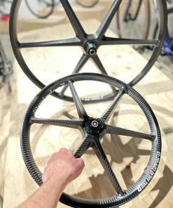 Kvirder Biturbo Carbon Bullitt 6-Speichen Laufräder Für Lastenrad 20" // 26" -Fahrrad Verkaufsladen kvirder biturbo cargo bullitt carbonlaufradsatz 5