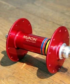 MACK HUBS Superlight Track Vorderrad Nabe Hochflansch - Farbig -Fahrrad Verkaufsladen mack hf front red wcs 3 10266 9 10267 9