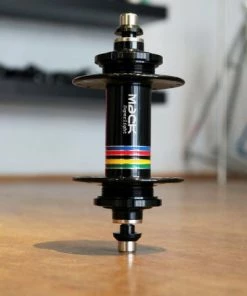 MACK HUBS Superlight Track Hinterrad Nabe Hochflansch - Schwarz -Fahrrad Verkaufsladen mack hf rear black 1 10268 11