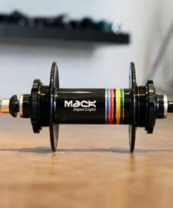 MACK HUBS Superlight Track Hinterrad Nabe Hochflansch - Schwarz -Fahrrad Verkaufsladen mack hf rear black 2 10268 12
