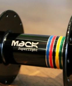 MACK HUBS Superlight Track Hinterrad Nabe Hochflansch - Schwarz -Fahrrad Verkaufsladen mack hf rear black 4 10268 14