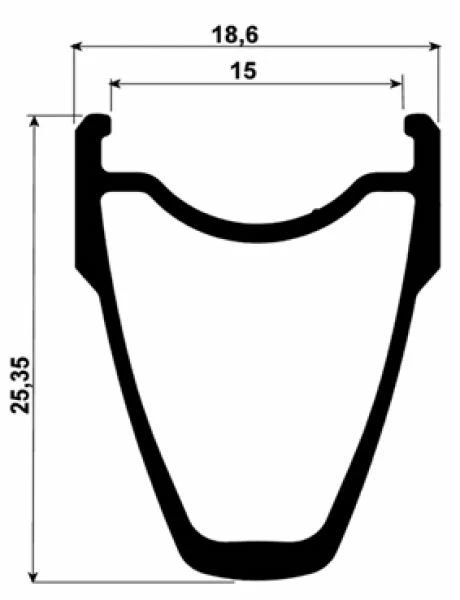 Rigida / Ryde Ryde Pulse Comp Felge 28" 700c MSW 2 Rigida / Ryde Ryde Pulse Comp Felge 28" 700c MSW – Bild 2