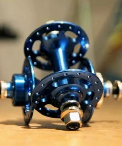 SMParts. SM-Parts Track Hochflansch Vorderradnabe -Fahrrad Verkaufsladen smp track hub blue 2