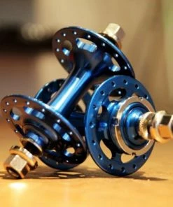 SMParts. SM-Parts Track Hochflansch Vorderradnabe -Fahrrad Verkaufsladen smp track hub blue 3