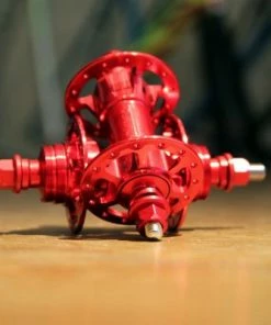 Spike Track Hochflansch Vorderradnabe -Fahrrad Verkaufsladen spike track hubs red