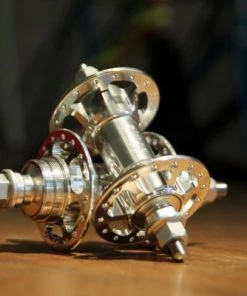 Spike Track Hochflansch Vorderradnabe -Fahrrad Verkaufsladen spike track hubs silver